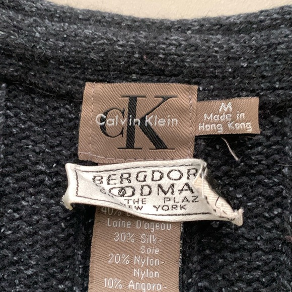 Calvin Klein x Bergdorf Goodman Lambswool Blend Ladies Sweater Vest Size M - Picture 4 of 7
